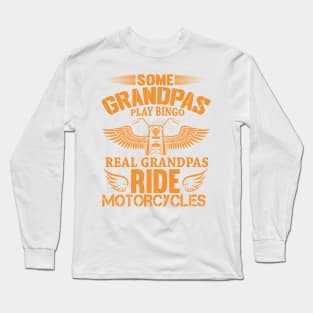 Motorcycle granpa Long Sleeve T-Shirt